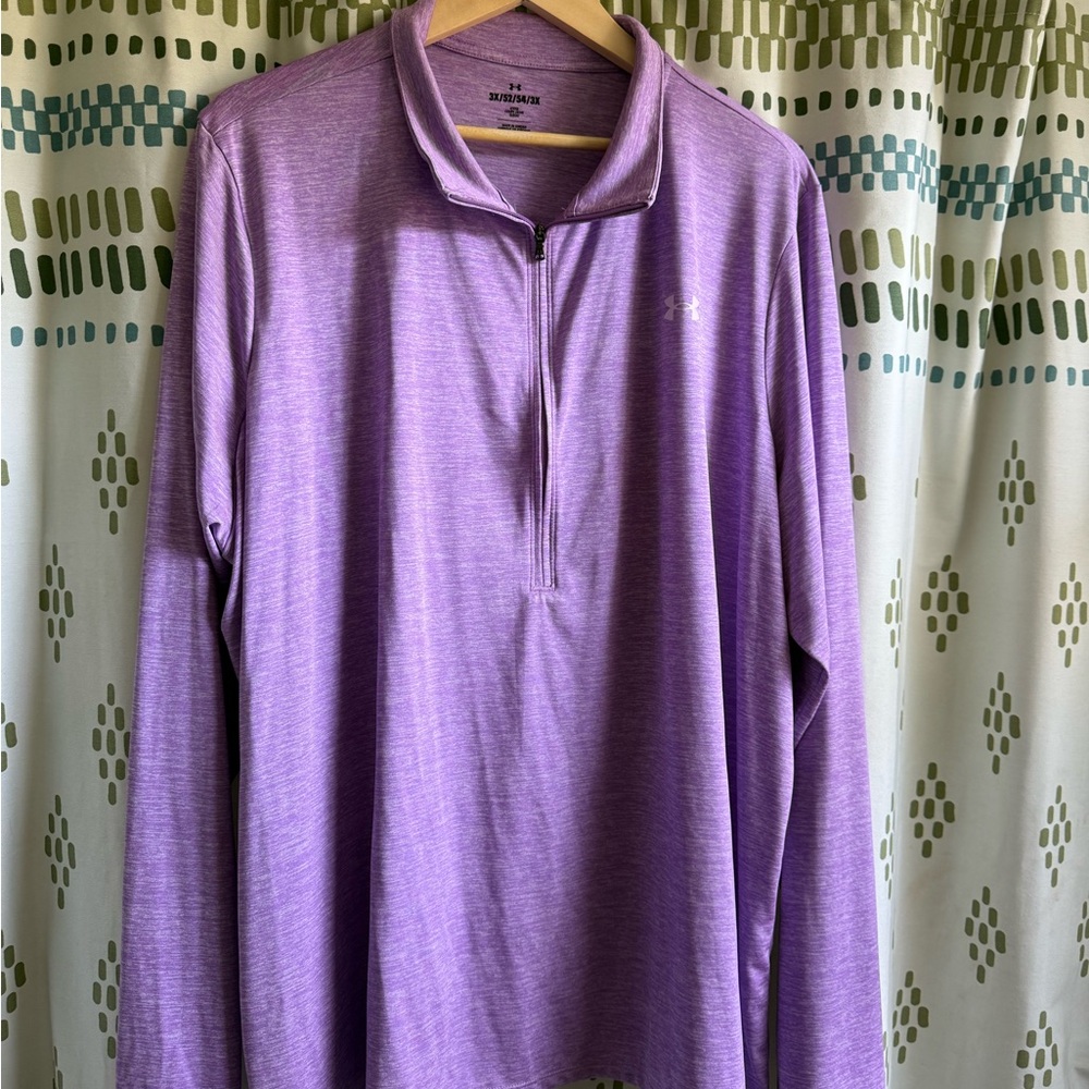 Under Armour Men's Lavender Long Sleeve Tee